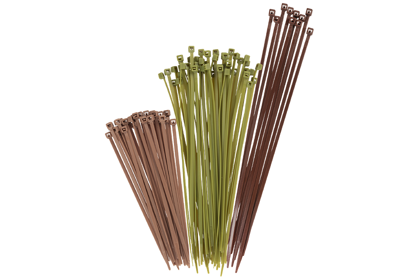 Allen Hunting Blind Cable Ties Tan/Green/Brown Nylon 100 PK