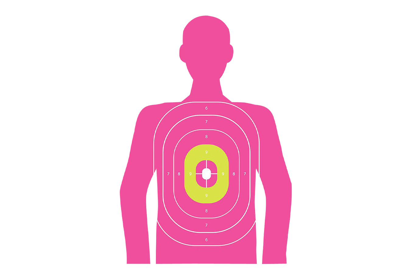 Allen EZ-Aim In the Pink Paper Works w/ Handgun/Shotgun/Airsoft Gun/BB Guns/Pellet Gun 12x18 Pink 8 Pack