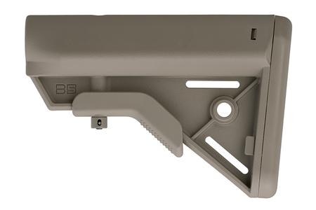 BRAVO FLAT DARK EARTH SYNTHETIC FOR AR-PLATFORM WITH MIL-SPEC RECEIVER EXTENSION