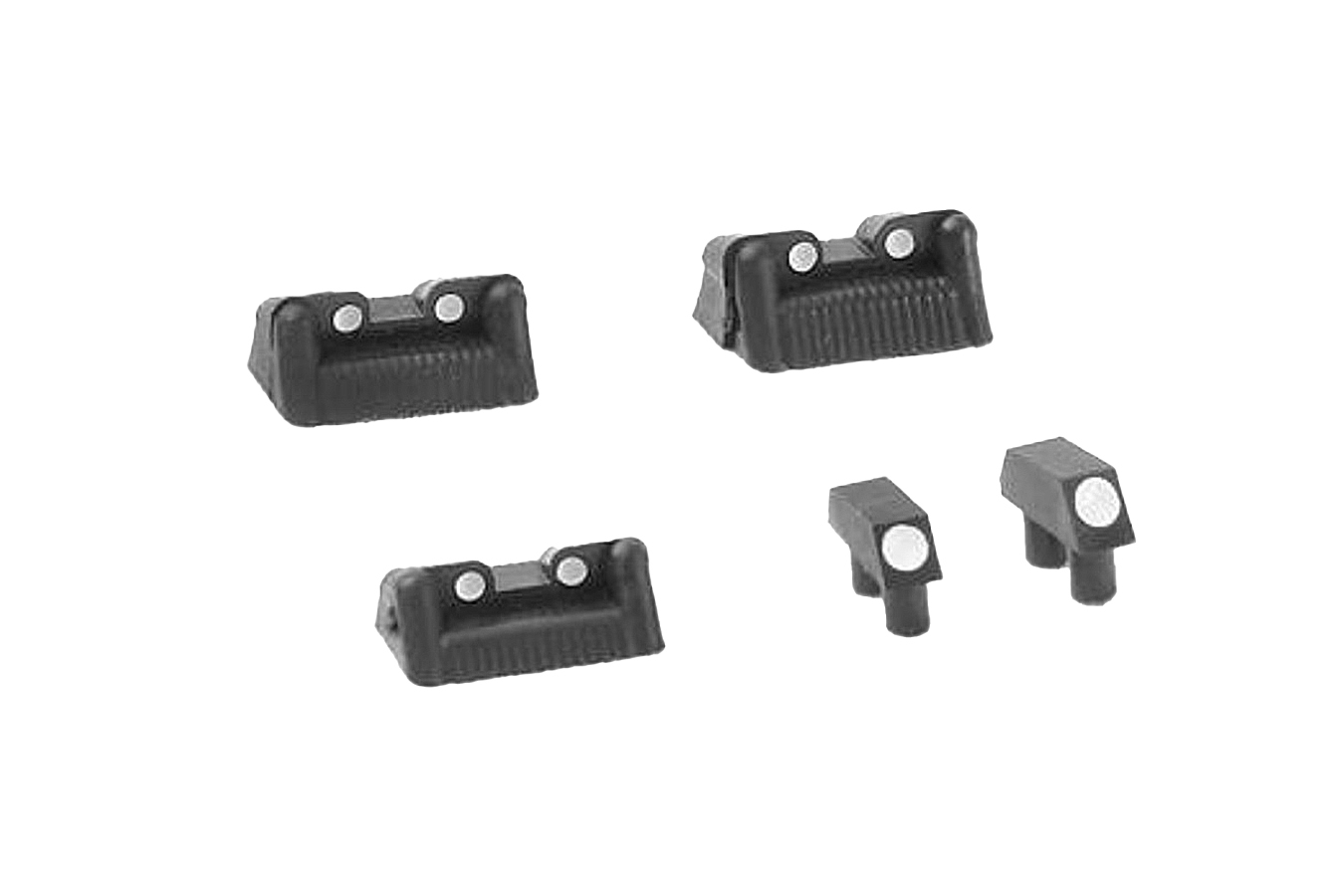 Kel-tec P11 Sight Kit Black| White Front Sight White Rear Sight