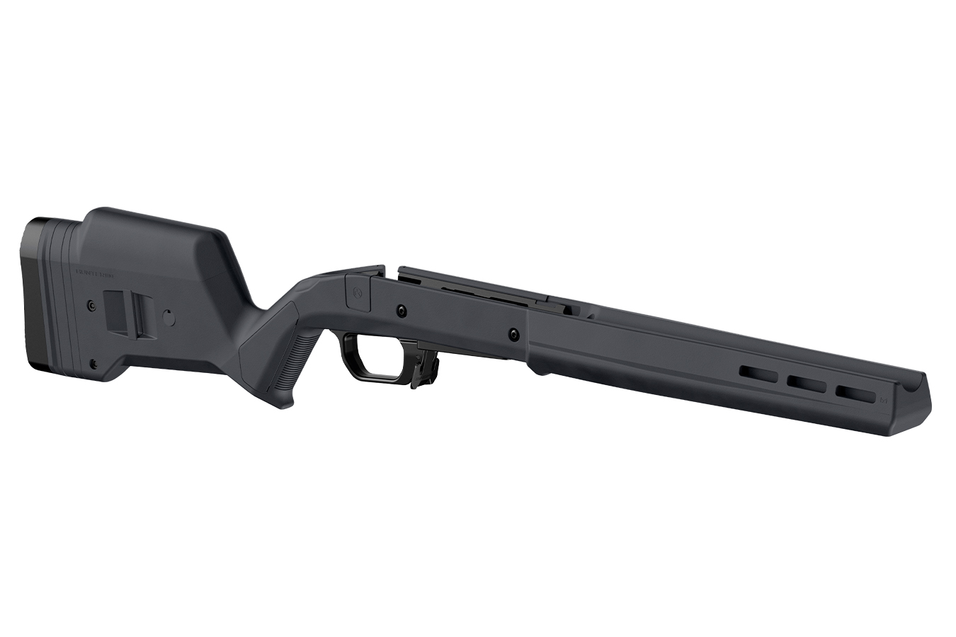 Magpul Hunter 110 Stock Fixed with Aluminum Bedding & Adjustable Comb Gray Synthetic for Savage 110 Short Action Right Hand