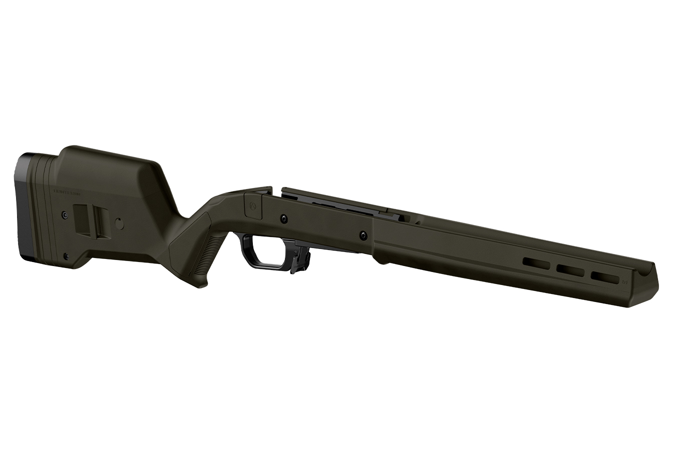 Magpul Hunter 110 Stock Fixed with Aluminum Bedding & Adjustable Comb OD Green Synthetic for Savage 110 Short Action Right Hand