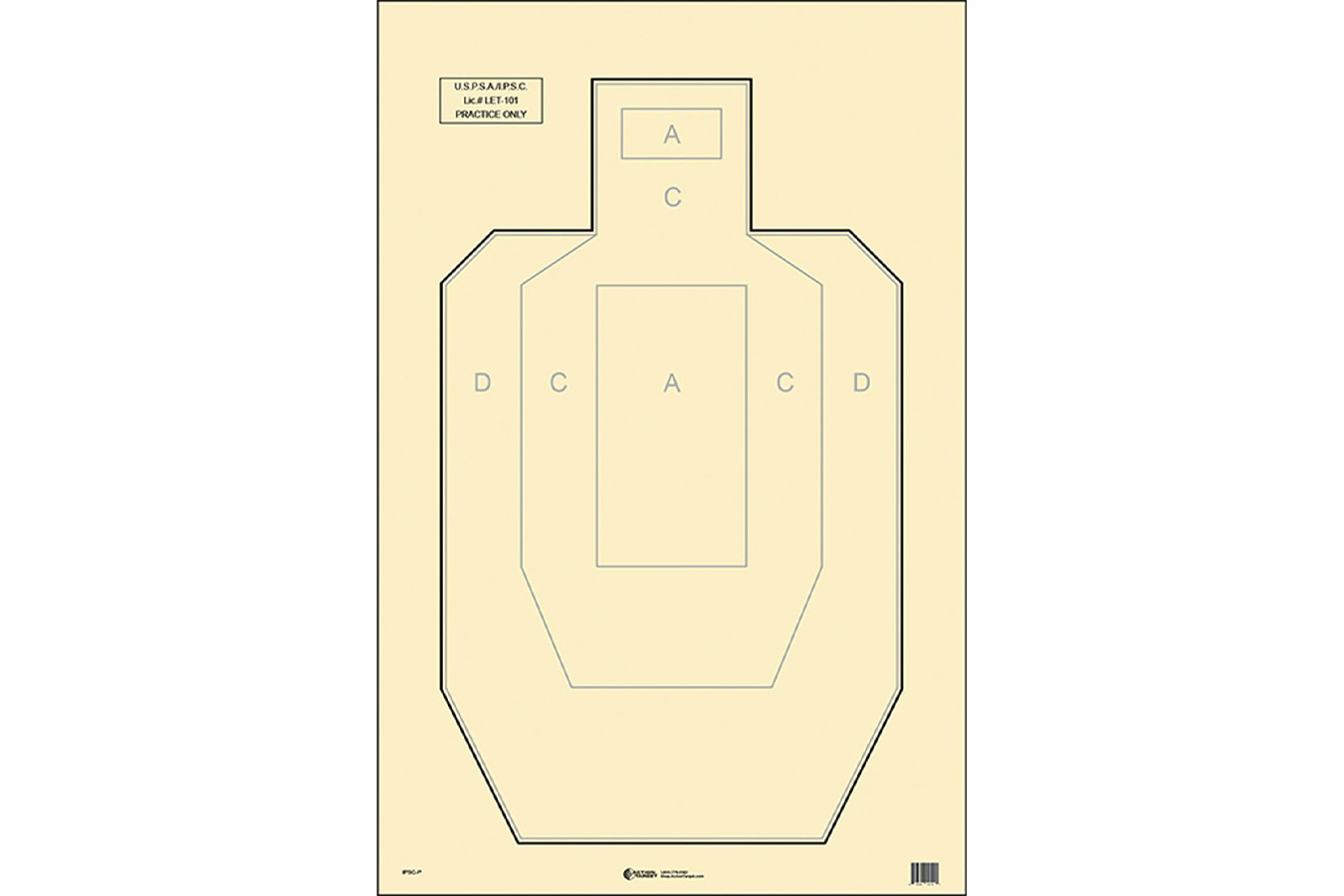 Action Targets Action Target IPSCP100 Military IPSC/USPSA IPSC Paper Hanging 23