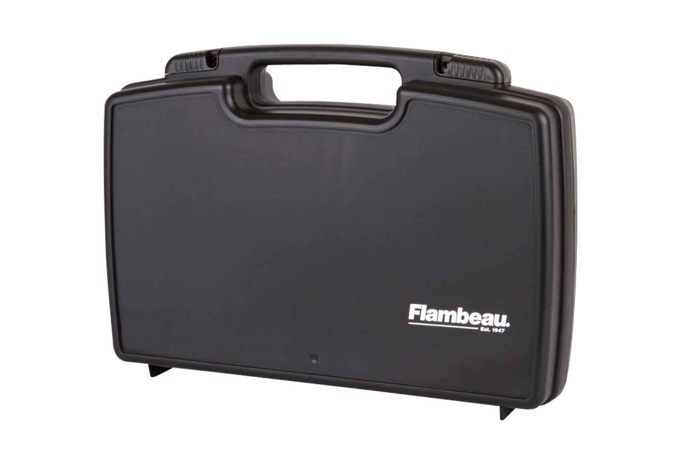 Flambeau Safe Shot Pistol Pack Case Black Polymer Holds 2 Pistols