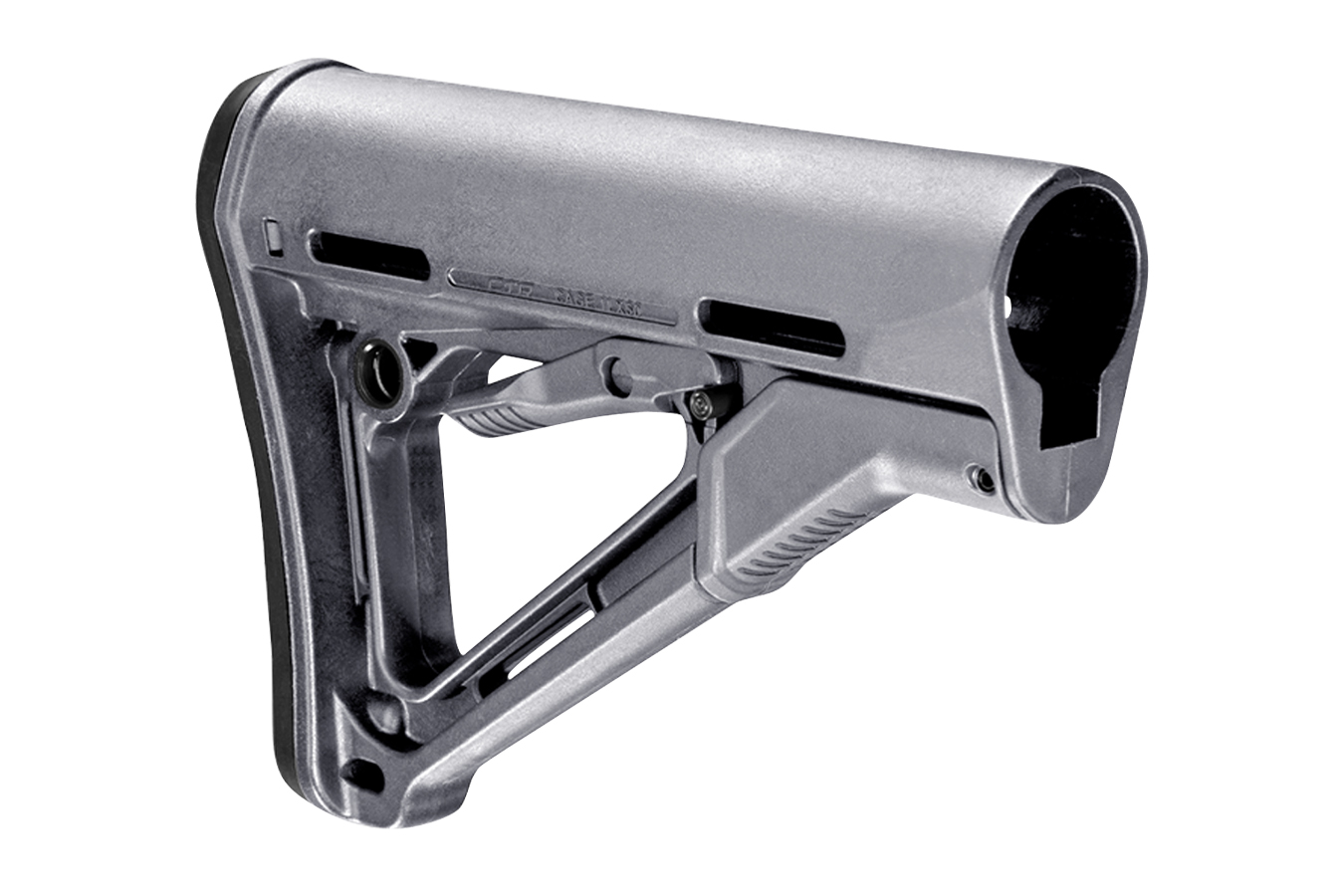 Magpul CTR Carbine Stock Stealth Gray Synthetic for AR-15, M16, M4 with Mil-Spec Tube (Tube Not Included)