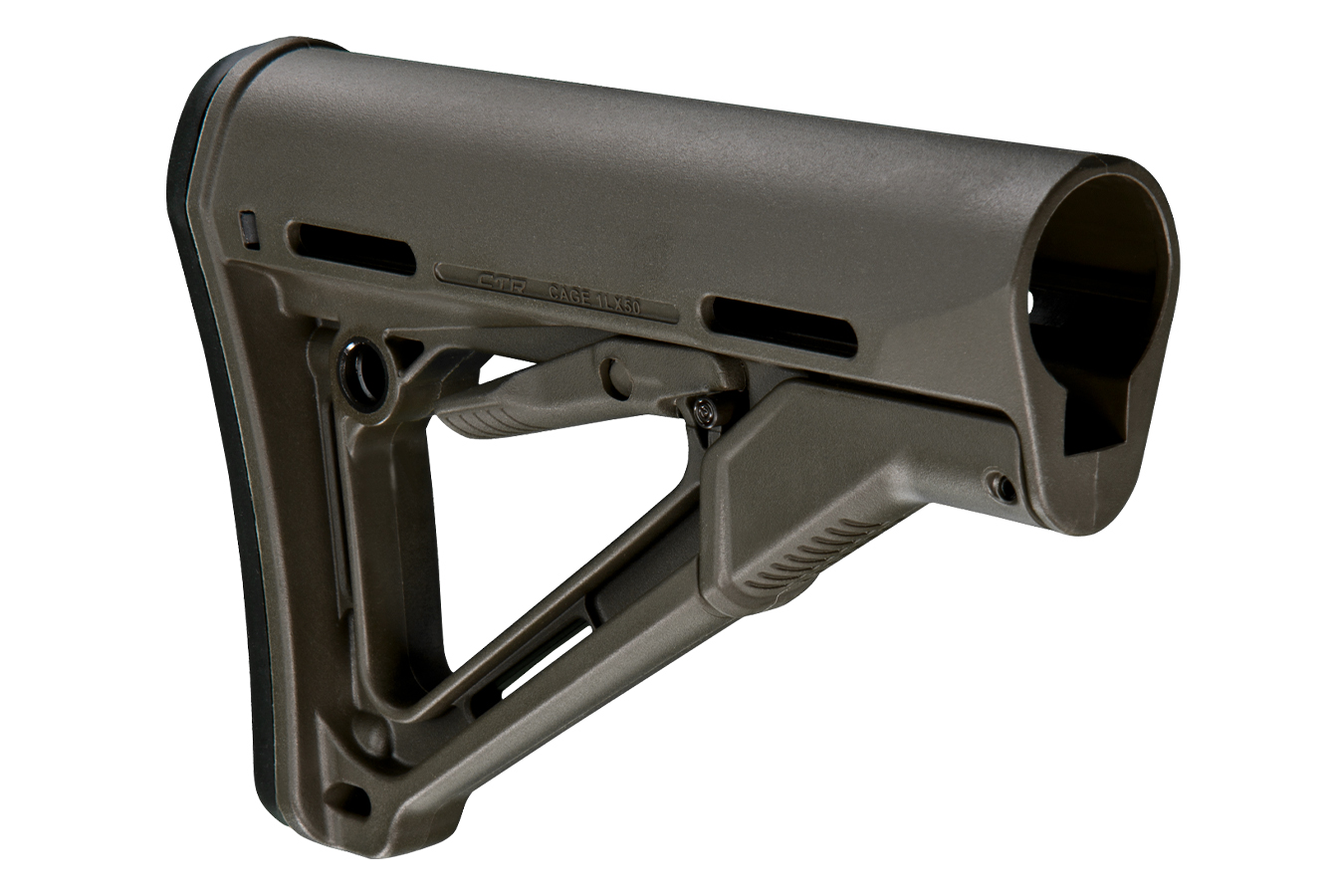 CTR CARBINE STOCK OD GREEN SYNTHETIC FOR AR-15, M16, M4 WITH MIL-SPEC TUBE (TUBE