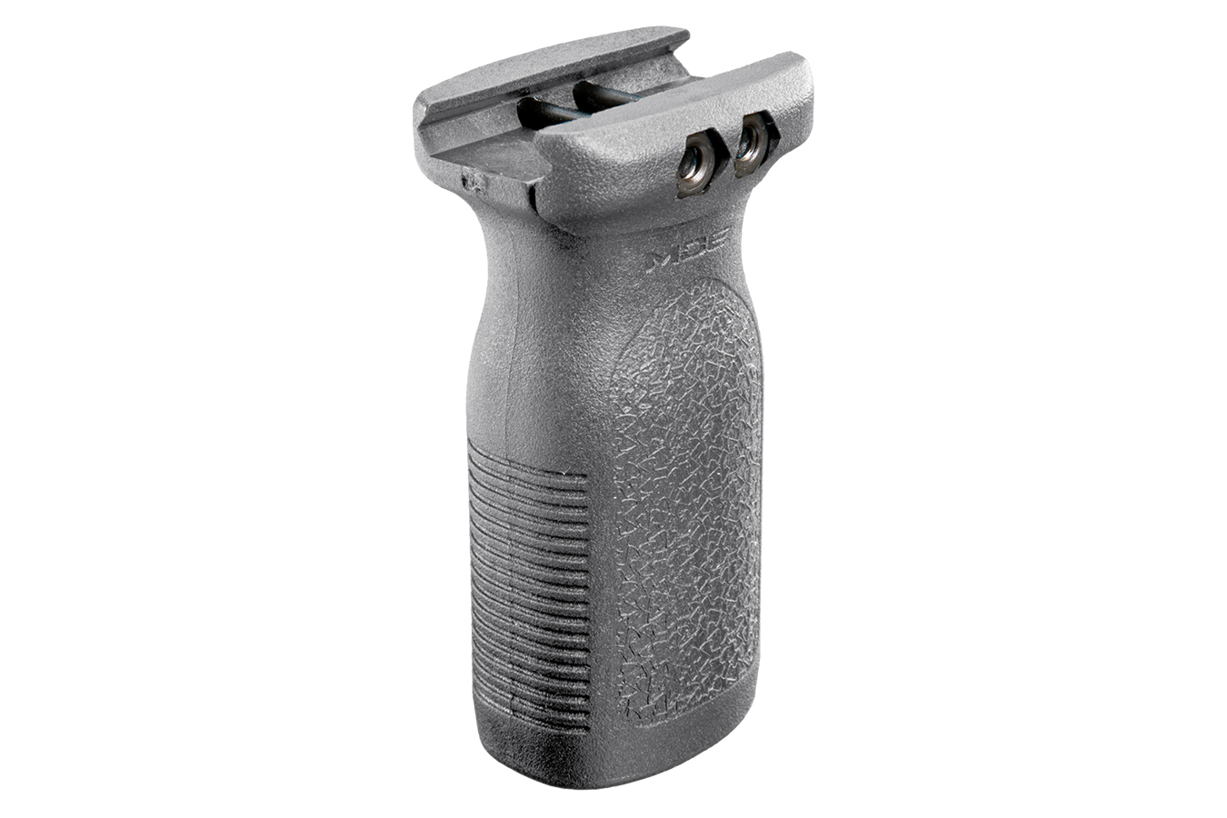 RVG AGGRESSIVE TEXTURED GRAY POLYMER RAIL VERTICAL GRIP FOR AR-PLATFORM