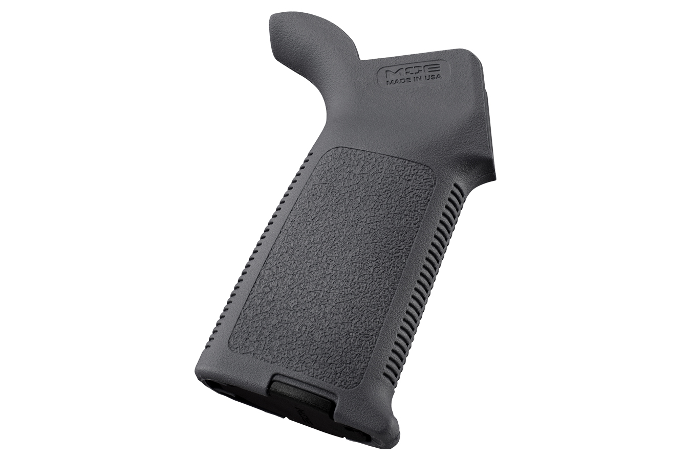 MOE GRIP AGGRESSIVE TEXTURED GRAY POLYMER FOR AR-15, AR-10, M4, M16, M110, SR25