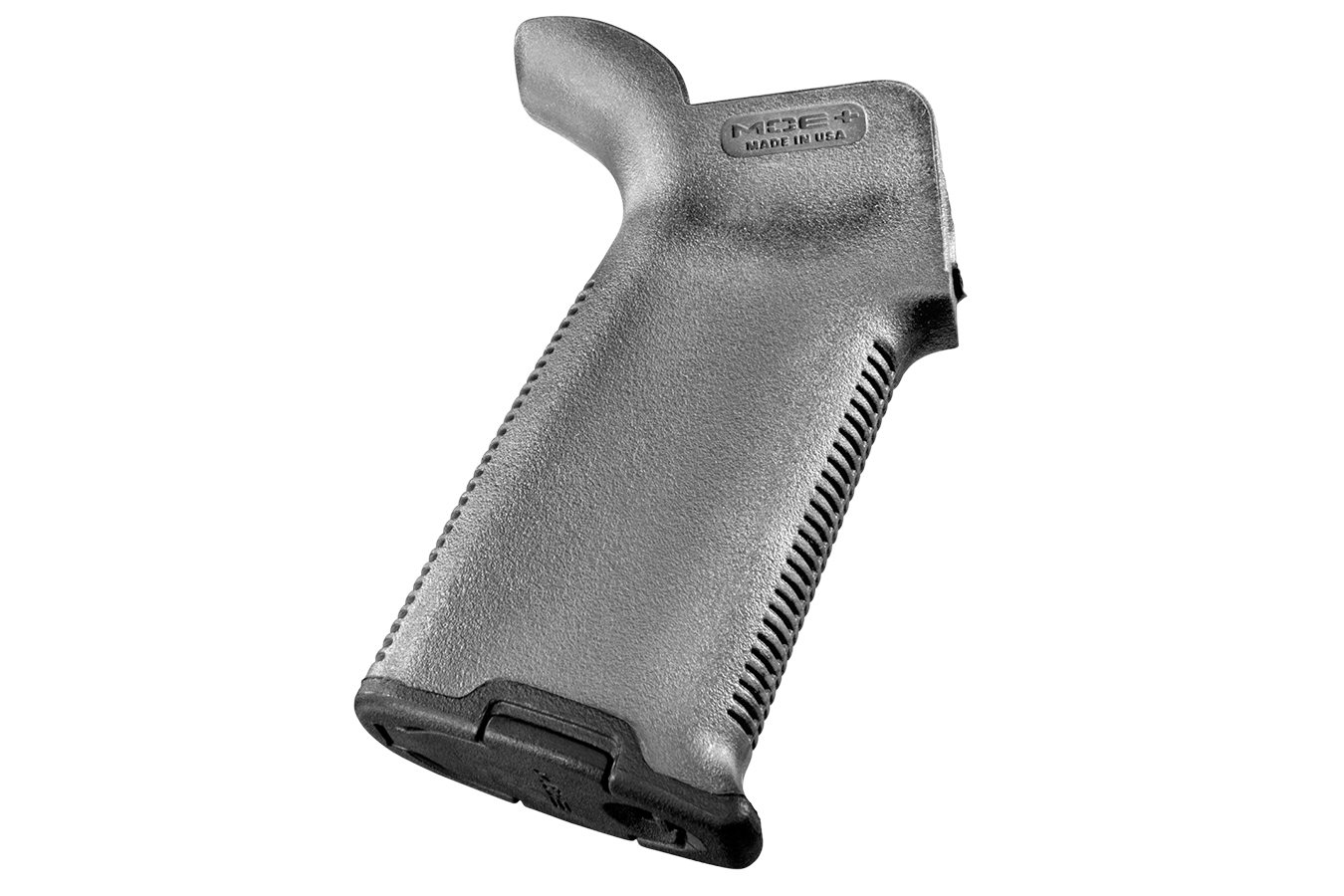 Magpul MOE Plus Grip Gray Textured Polymer w/Rubber Overmold