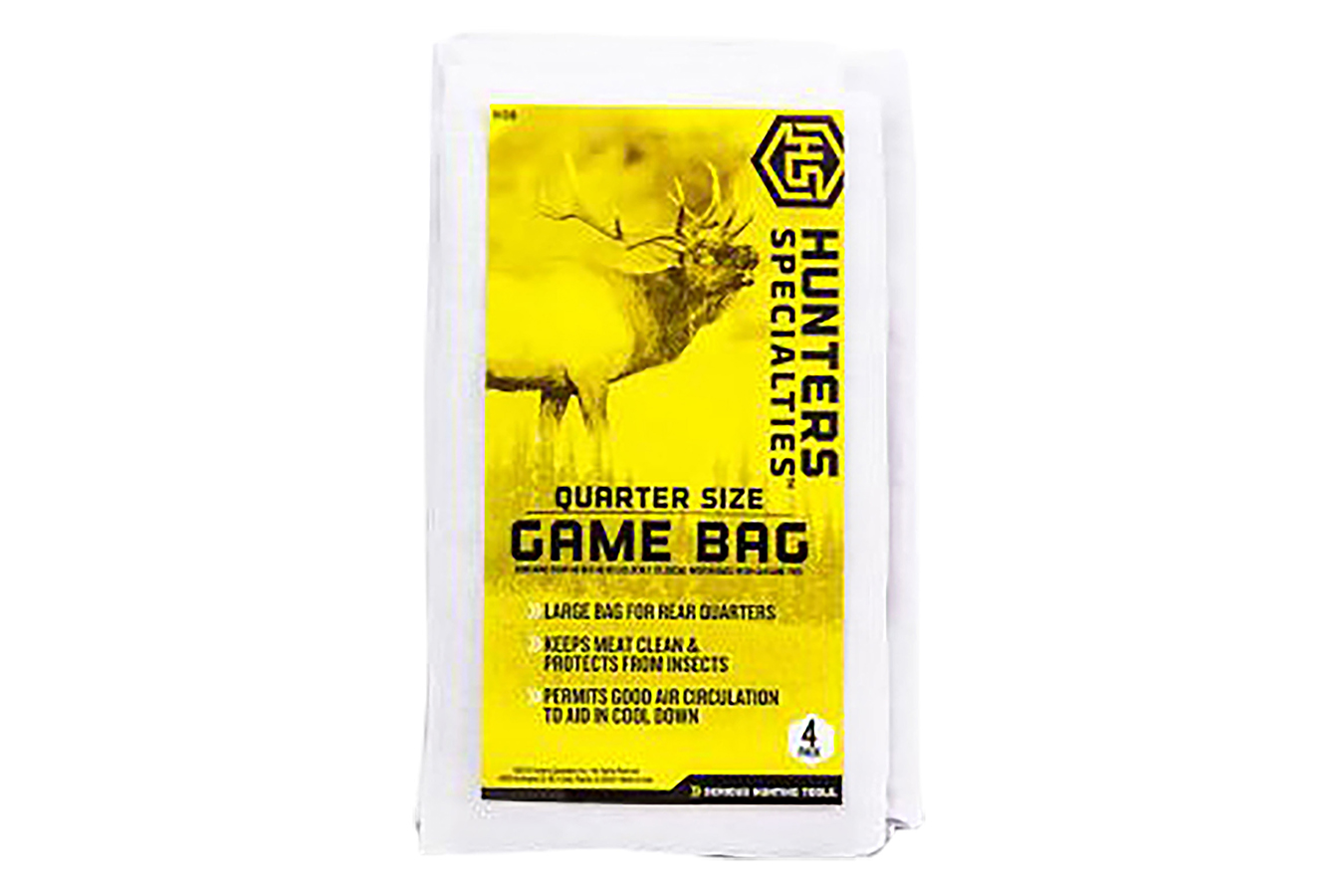 Hunters Specialties Quarter Size Game Bag 4 Pack