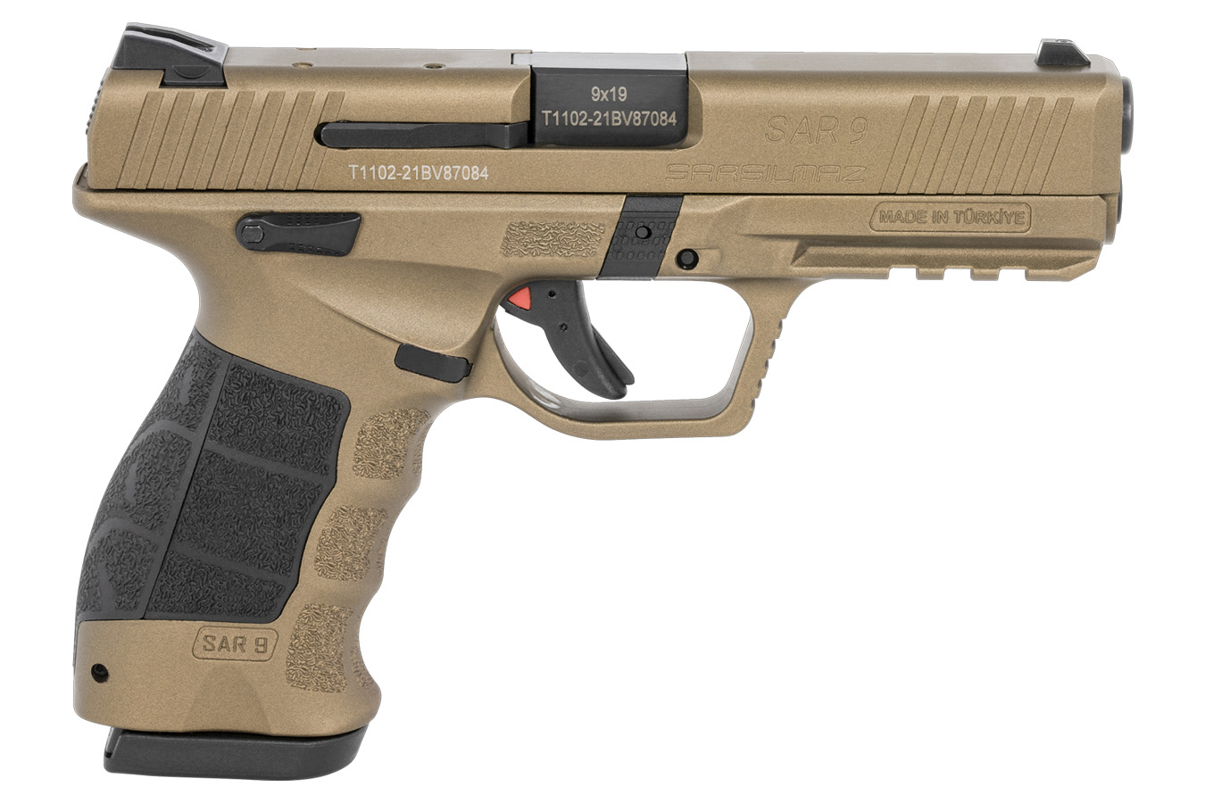 Sar Arms SAR9 9mm Pistol with Bronze Finish and Two Magazines