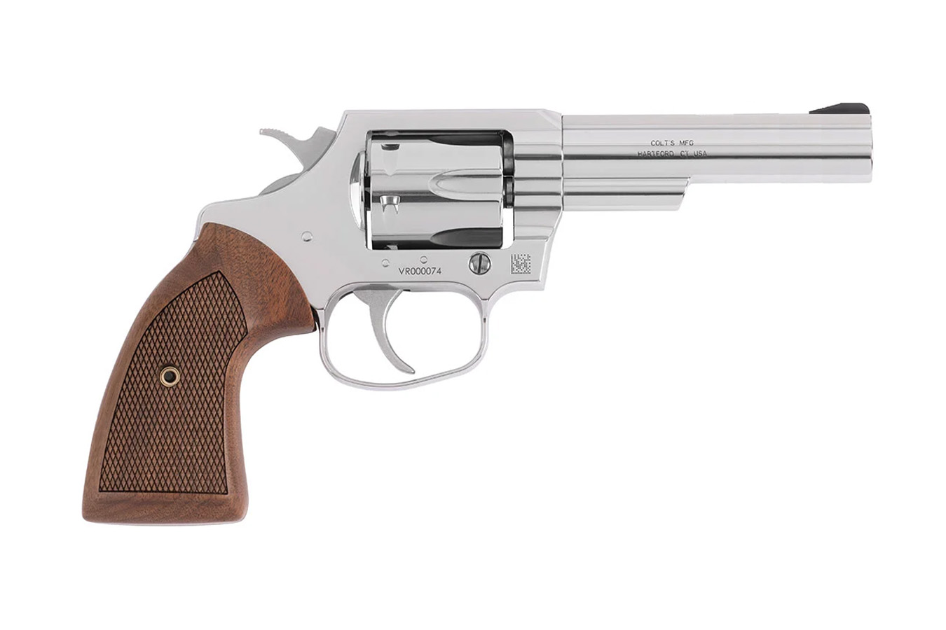 Colt Viper 357 Magnum Revolver with Stainless Steel Finish and Walnut Grips