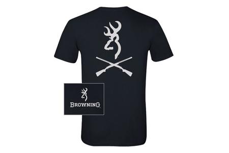 BROWNING BUCK CROSSED GUNS SS TEE