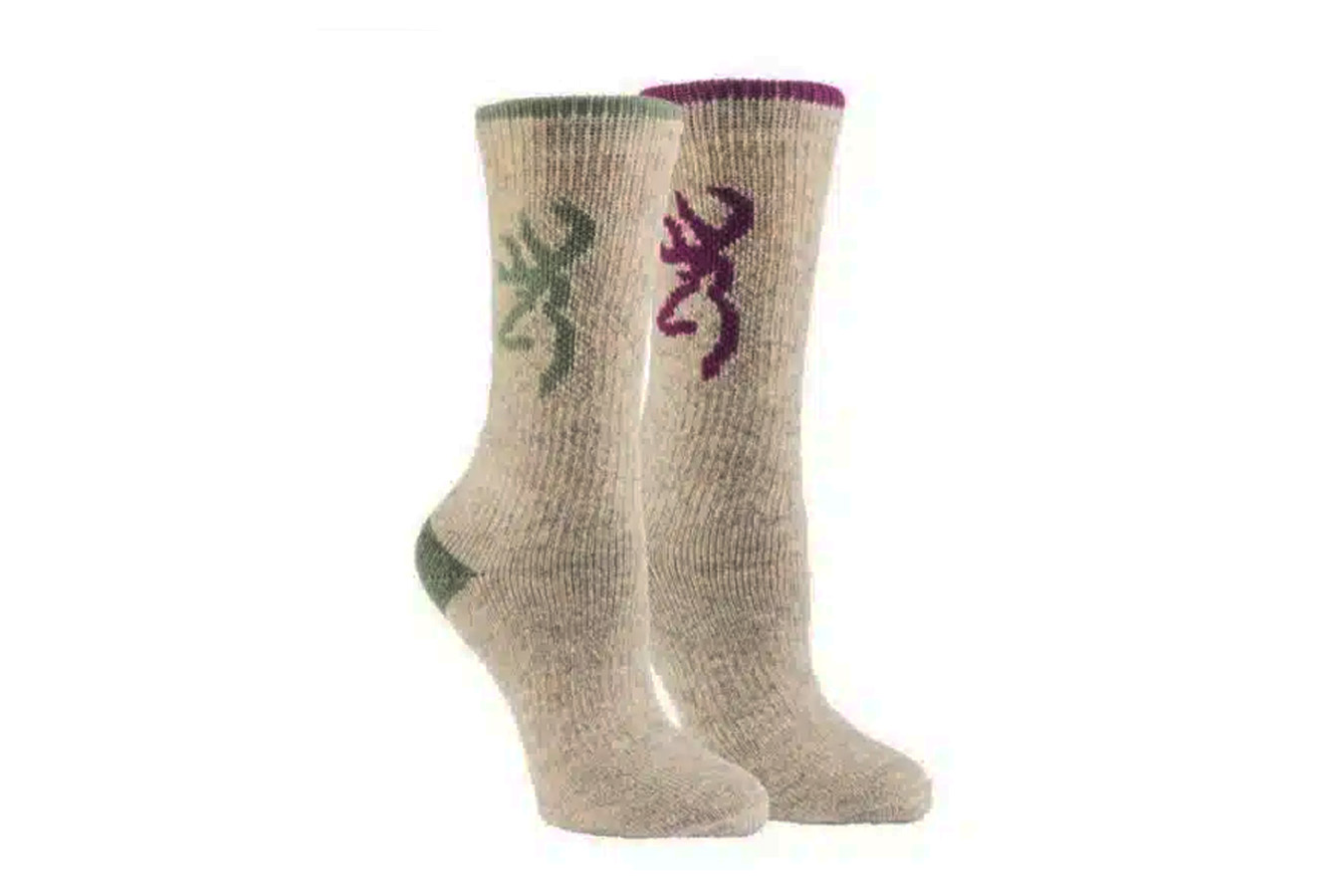 BROWNING ROWAN SOCKS LAUREL/MAGENTA 2PK