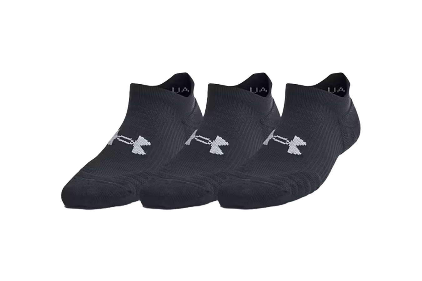 WOMENS UA PLAY UP 3 PK NO SHOW SOCKS