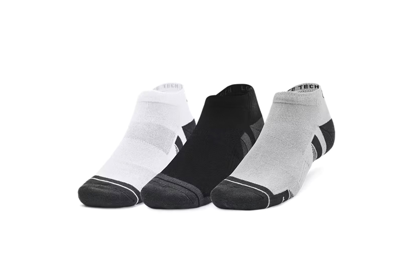 UNDER ARMOUR UNISEX UA PERFORMANCE TECH 3 PK LOW CUT SOCKS