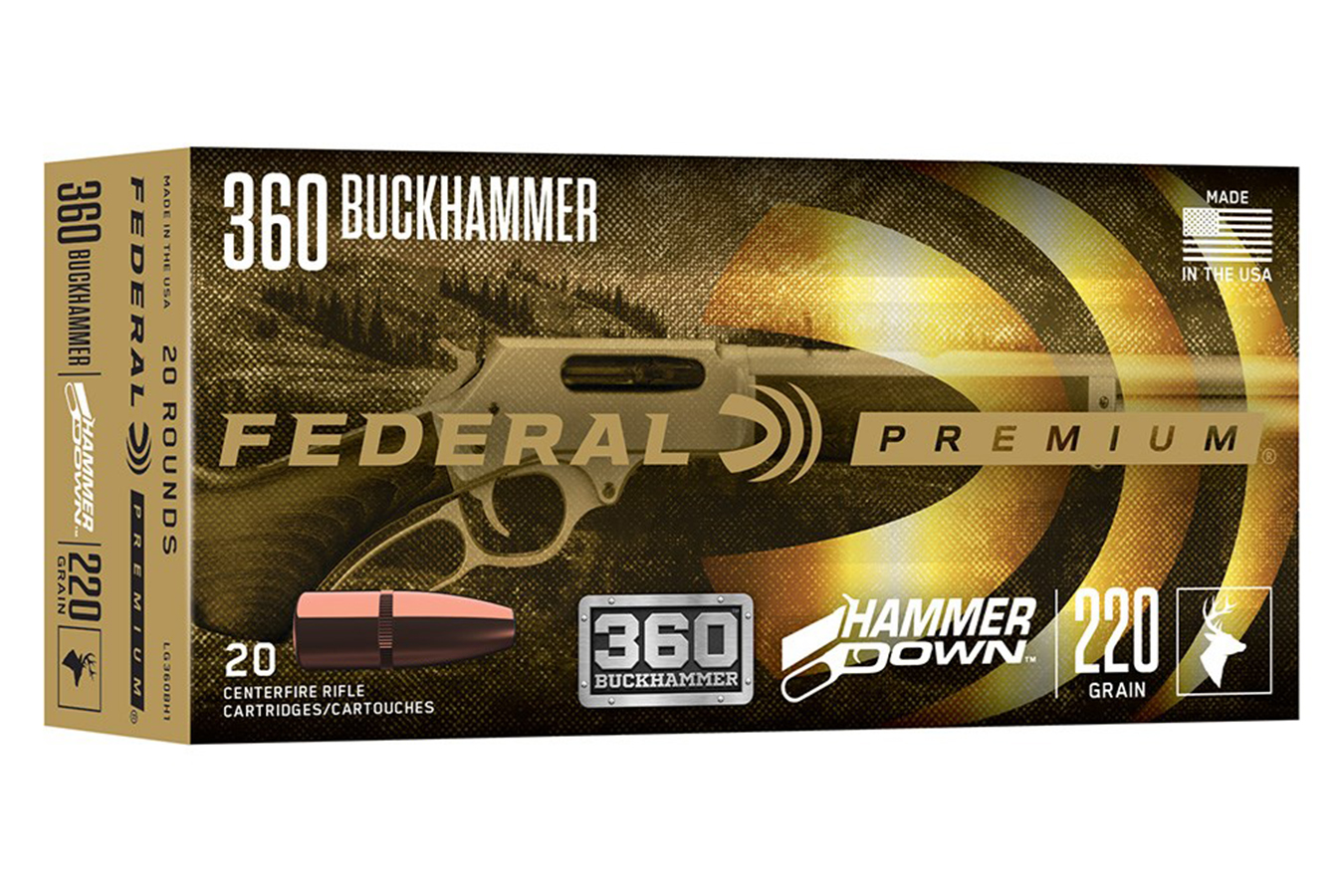 Federal 360 Buckhammer 220 gr SP Hammerdown 20/Box