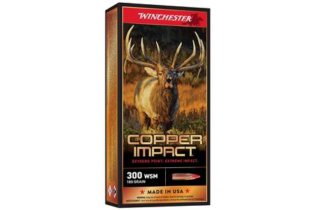 WINCHESTER AMMO 300 WSM 180 gr CEP Copper Impact 20/Box