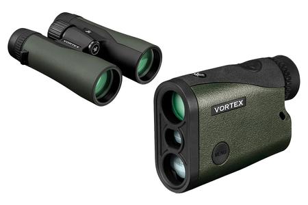 CROSSFIRE HD 10X42MM BINOCULARS/1400 RANGEFINDER COMBO