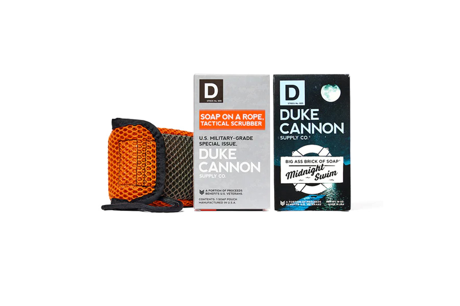 DUKE CANNON SOAP ON A ROPE TACTICAL SCRUBBER BUNDLE PACK