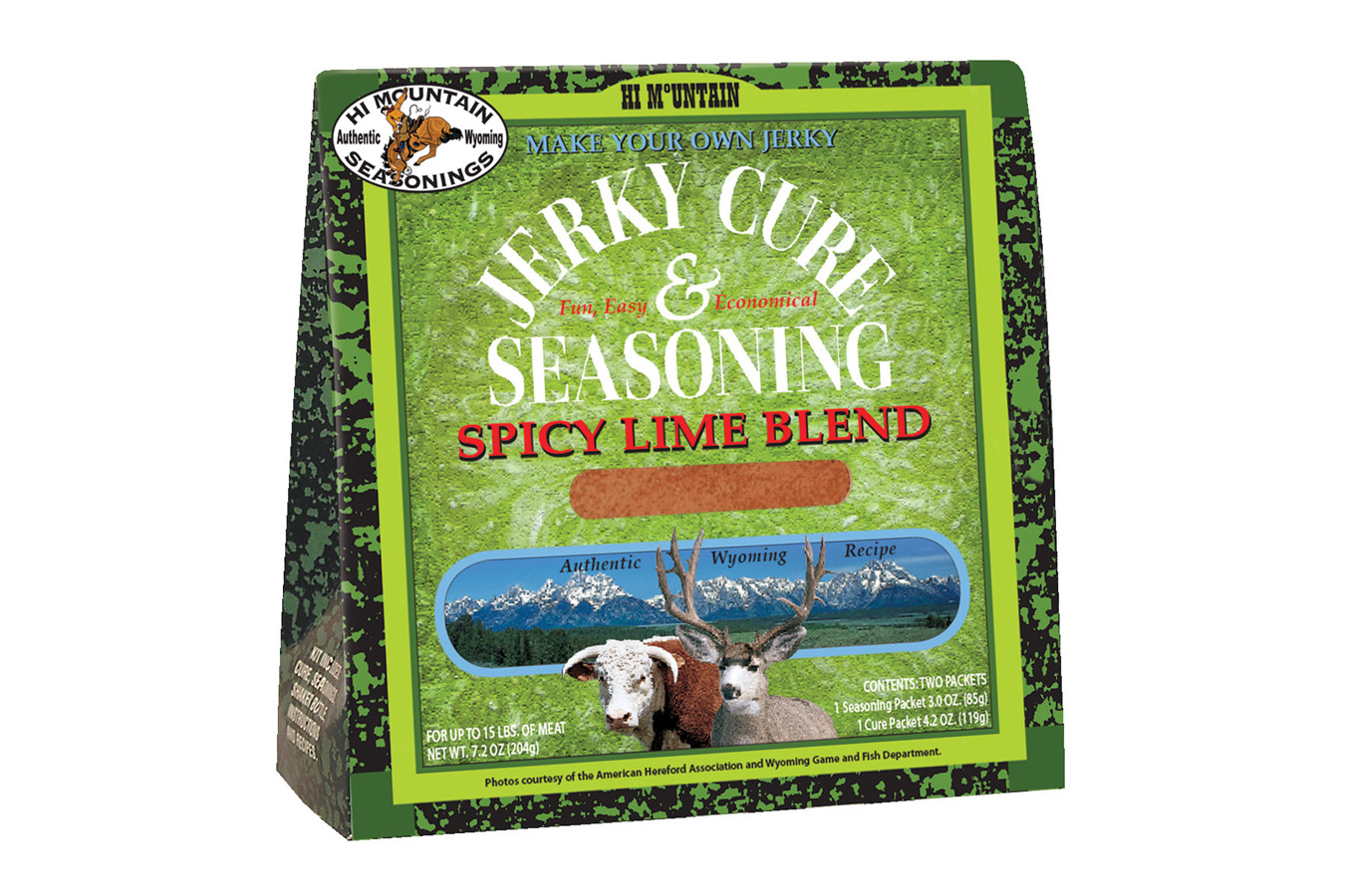 HI MOUNTAIN JERKY SPICY LIME BLEND JERKY CURE AND SEASONING 7.2OZ