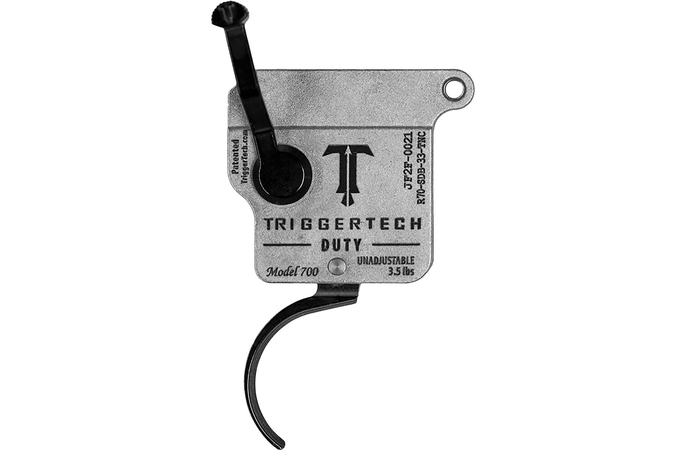 TRIGGERTECH SPECIAL BLACK SINGLE STAGE CURVED TRIGGER FOR REMINGTON 700