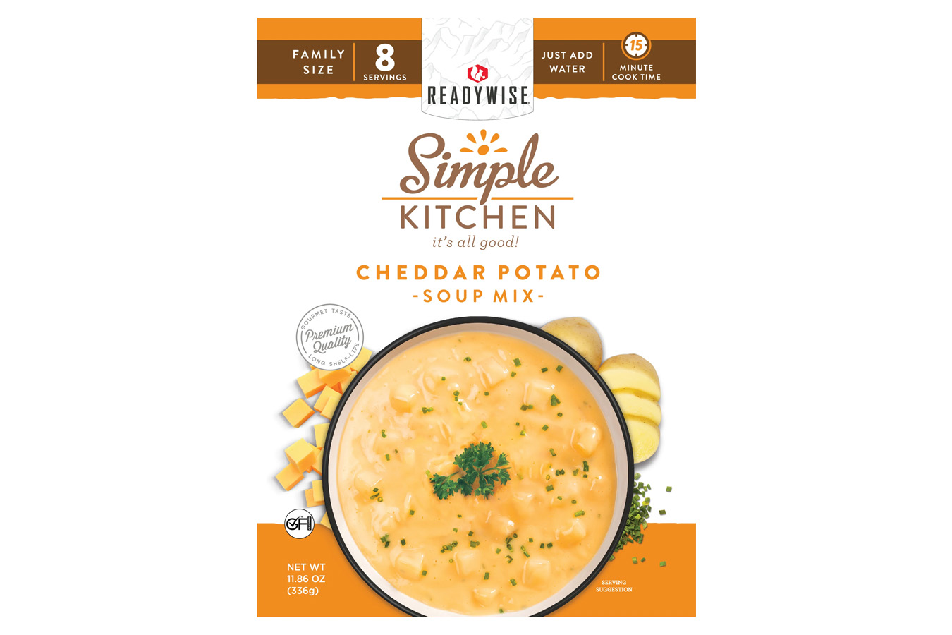 Readywise Simple Kitchen Cheddar Potato Soup Mix