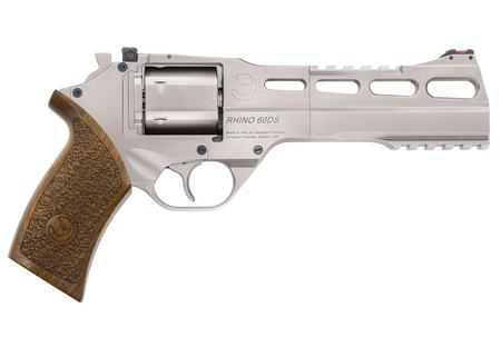 CHIAPPA RHINO 60DS NICKEL 357MAG 6` BARREL WALNUT GRIPS