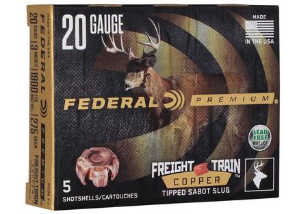 20GA 3`  275GR FREIGHT TRAIN COPPER SABOT SLUG 