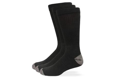 ULTIMATE MEN'S COTTON CREW SOCKS 3 PACK 