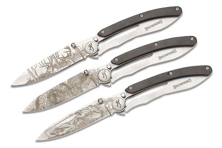 SPORTSMAN COLLECTION, 3-PIECE KNIFE SET