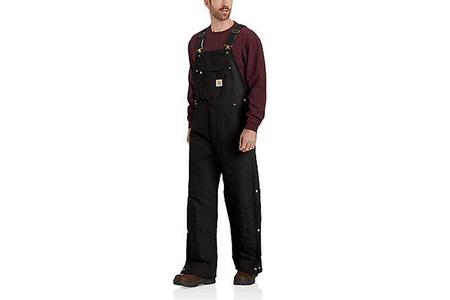 LOOSE FIT FIRM DUCK INSULATED BIB OVERALL B/T