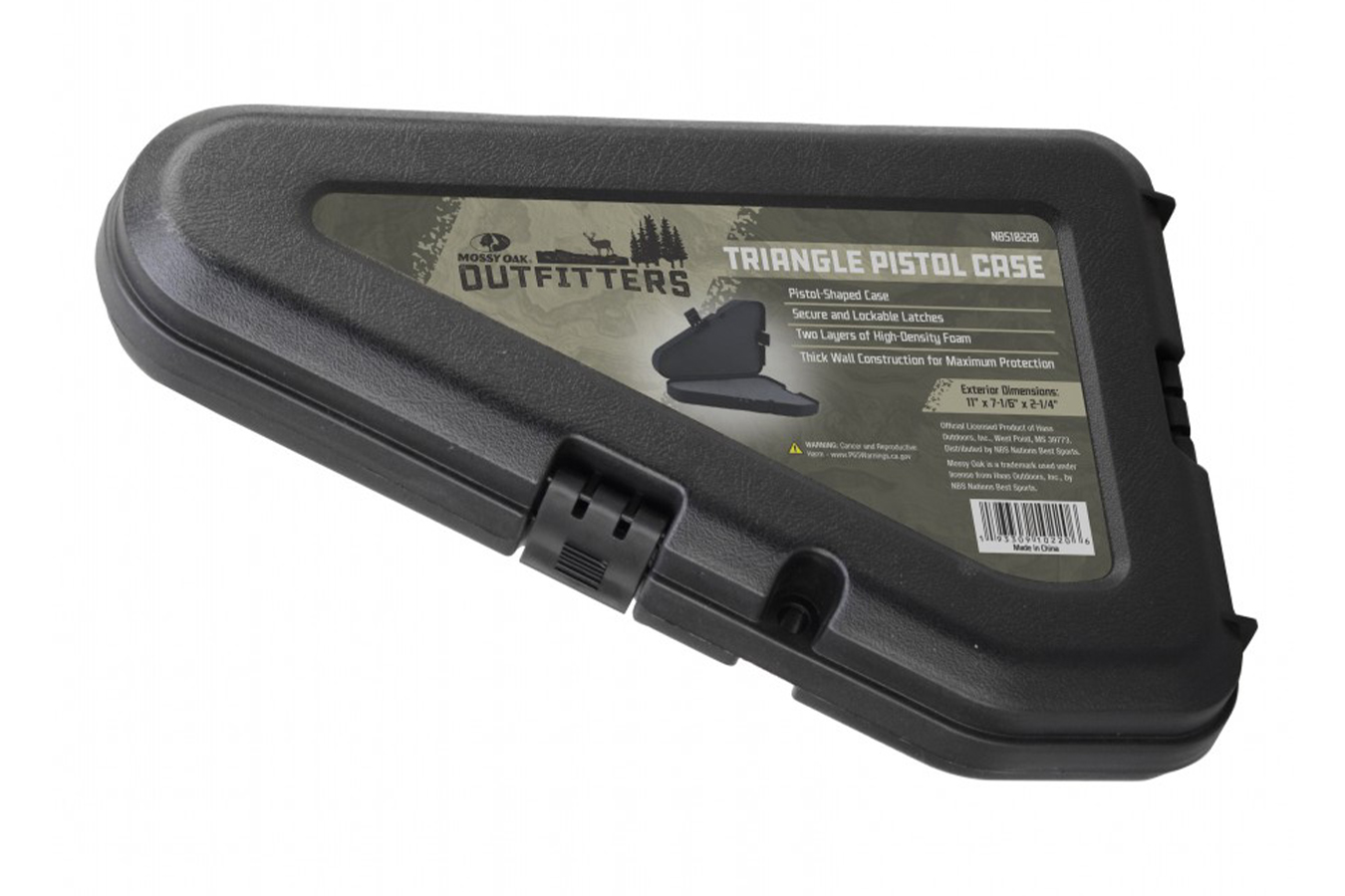 MOSSY OAK OUTFITTERS TRIANGLE PISTOL CASE