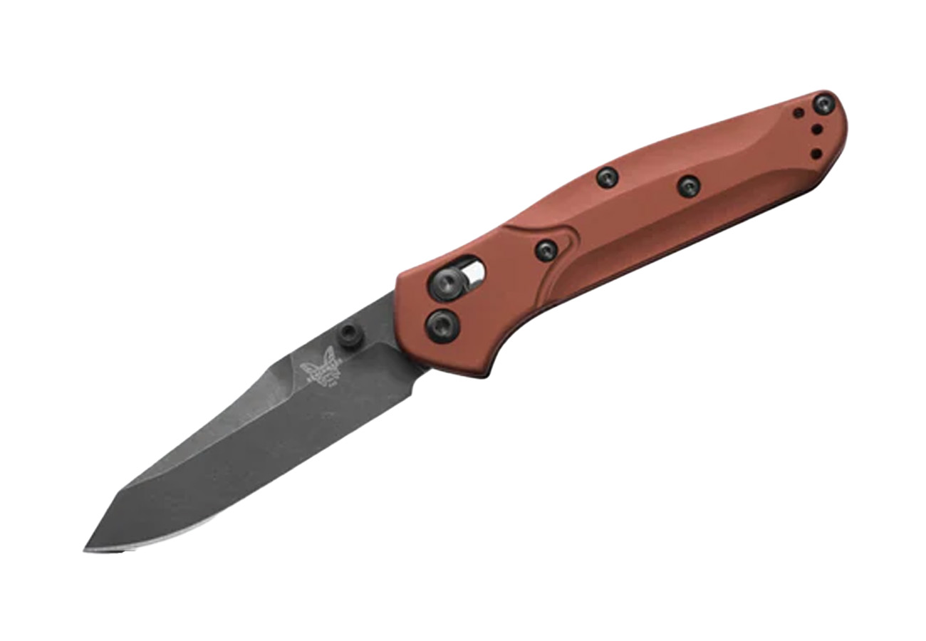 Benchmade Knife Mini Osborne Folding Knife Burnt Orange