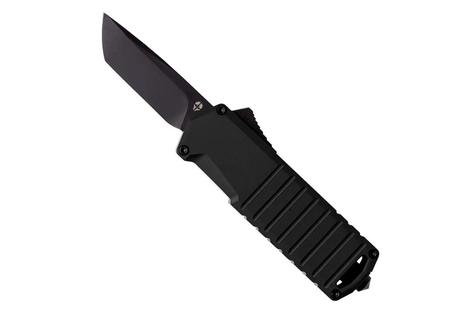 A2 BADGER BLACK ALUMINUM HANDLE BLACK ACCENTS BLACK D2 TANTO