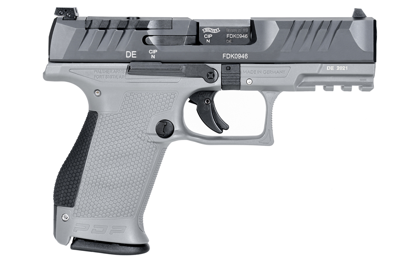 Shop Walther PDP Compact 9mm Pistol with Two-Tone Gray Finish for Sale ...