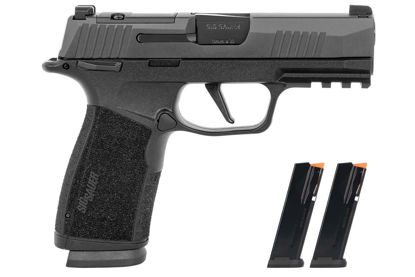 Sig Sauer P365 XMACRO 9mm Optic Ready TacPac with Three 17-Round Magazines and Manual Safety