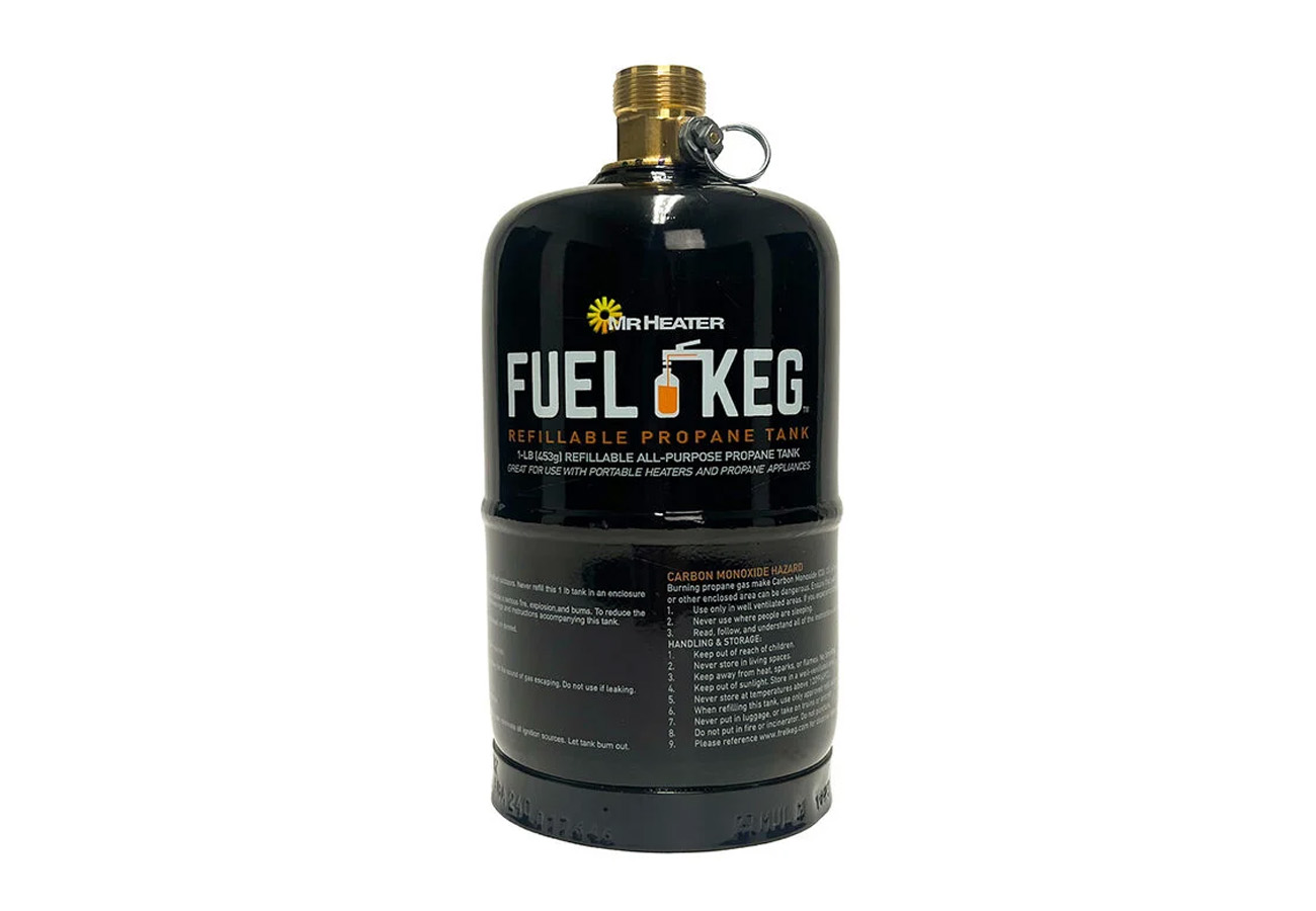 Mr Heater Fuel Keg 1-lb. Refillable Propane Cylinder Only