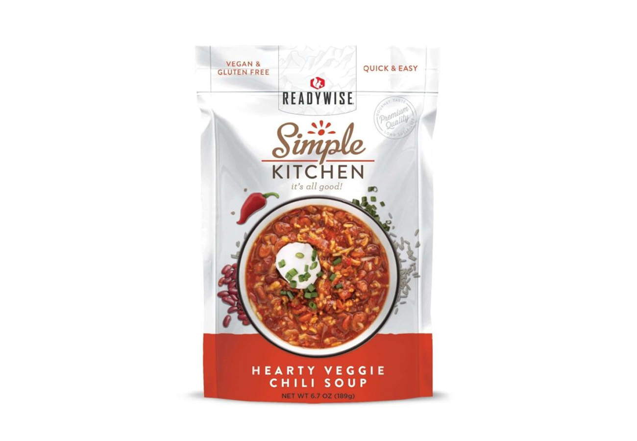 Readywise Simple Kitchen Hearty Veggie Chili Soup