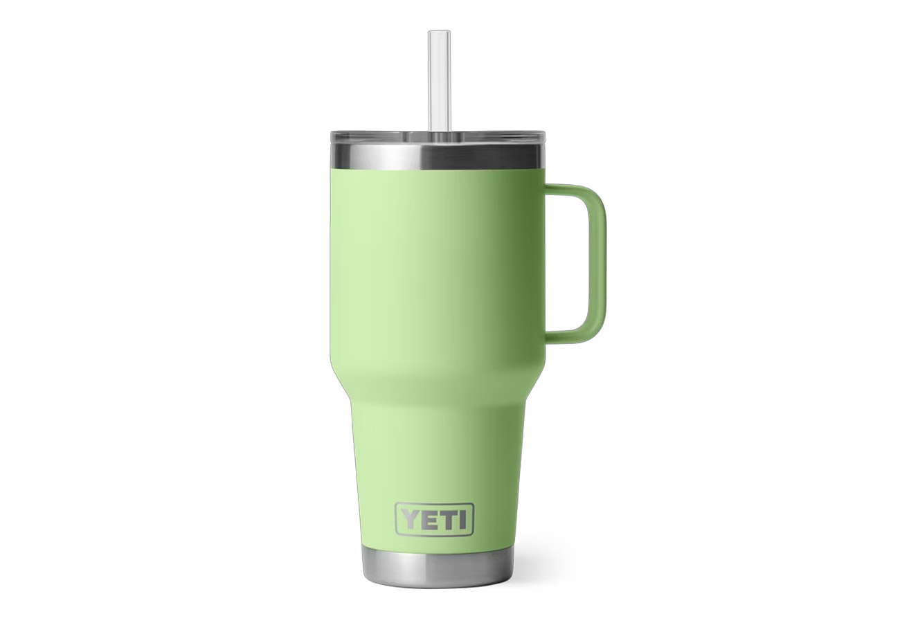 YETI COOLERS RAMBLER 35 OZ STRAW MUG KEY LIME