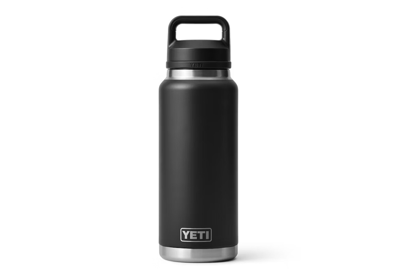 YETI COOLERS RAMBLER 36 OZ BOTTLE CHUG BLACK