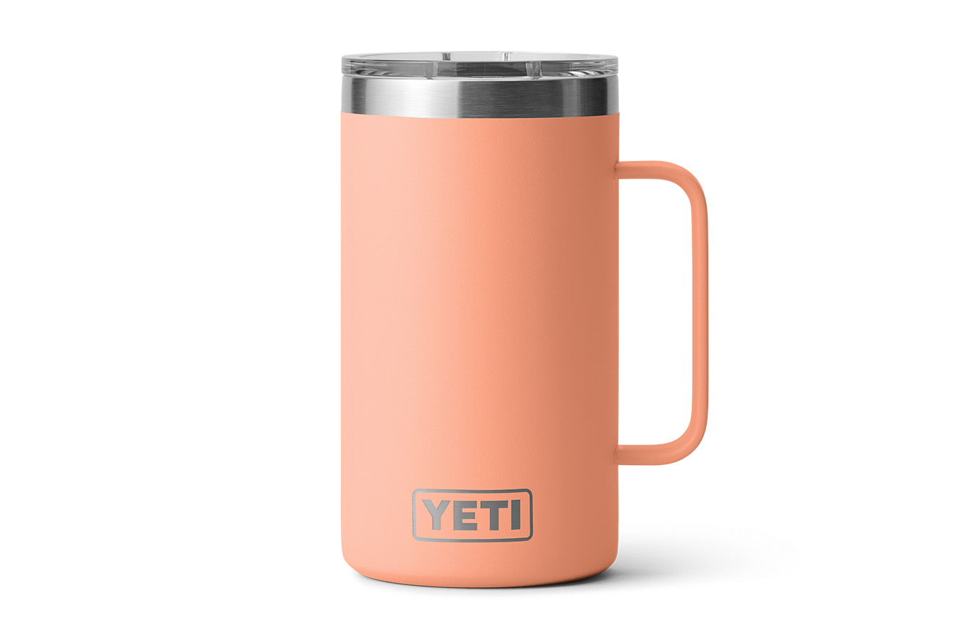 YETI COOLERS RAMBLER 24 OZ MUG MS PEACH