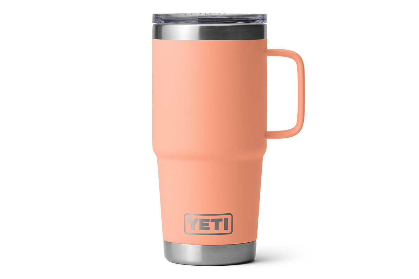 RAMBLER 20 OZ TRAVEL MUG PEACH