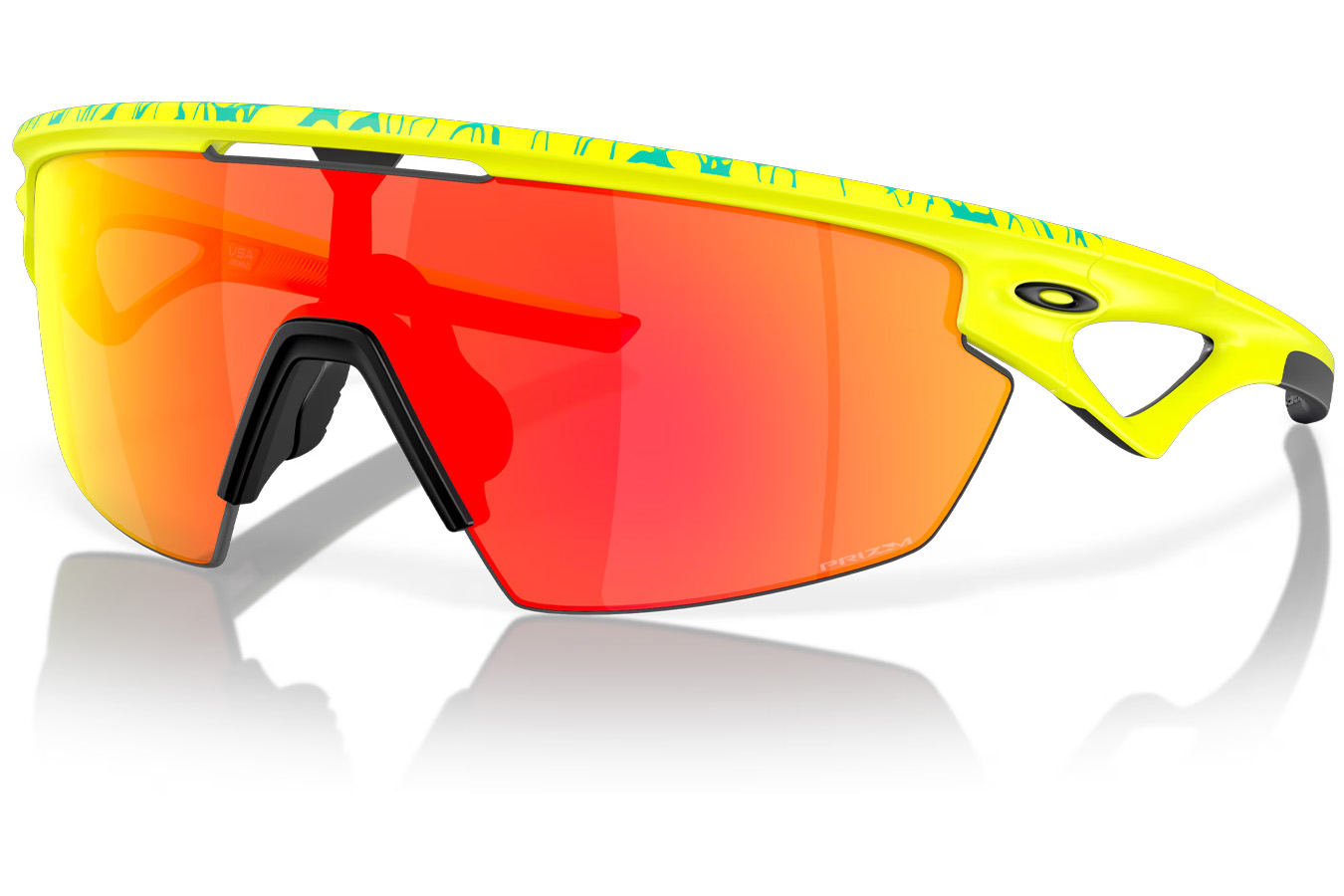 OAKLEY SPHAERA MATTE TENNIS BALL WITH PRIZM RUBY LENSES