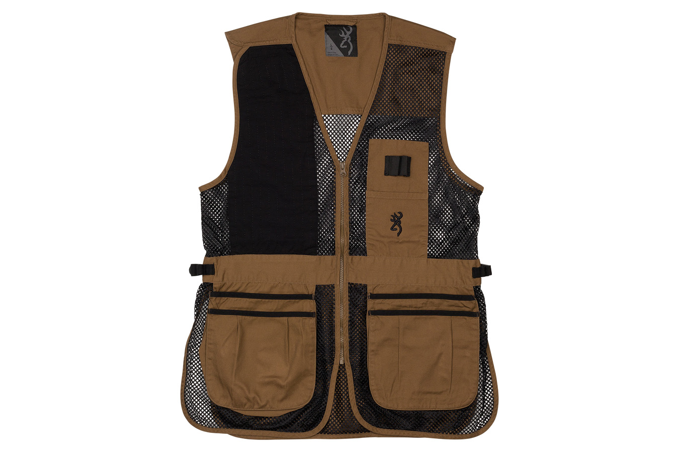 Browning Clothing Trapper Creek Mesh Shooting Vest - Clay/Black