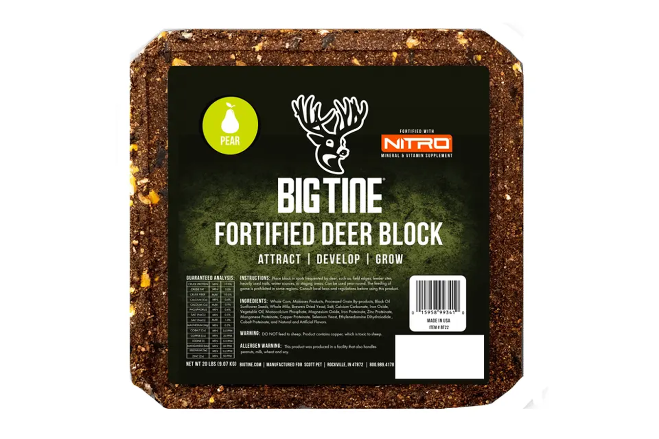 Big Tine Big Tine Pear Fortified Feed Block