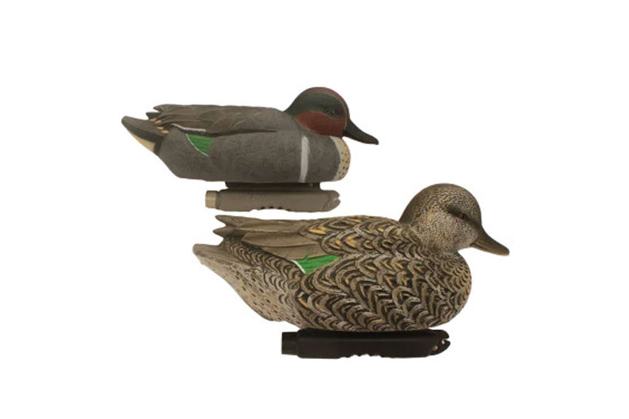 Nbs Legacy Green Wing Teal Decoys - 6-Pack - 4 Drakes, 2 Hens