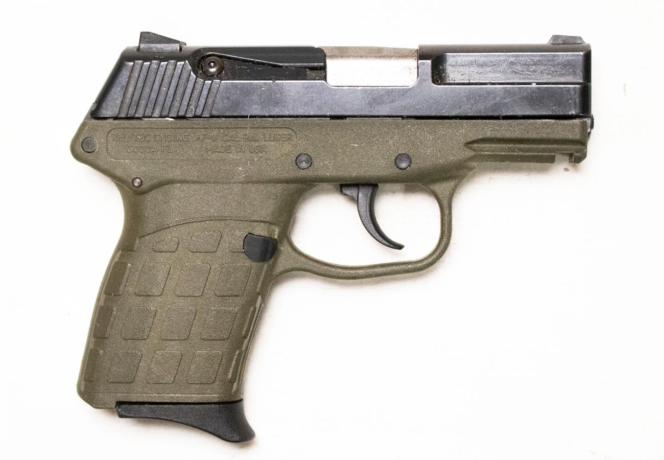 Kel-Tec PF-9 9mm Police Trade-In Semi-Auto Pistol with Front Accessory Rail