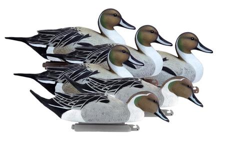 HIGDON Battleship Foam Filled Pintail Duck Floater Decoys All Drakes - 6pk - HIGDON