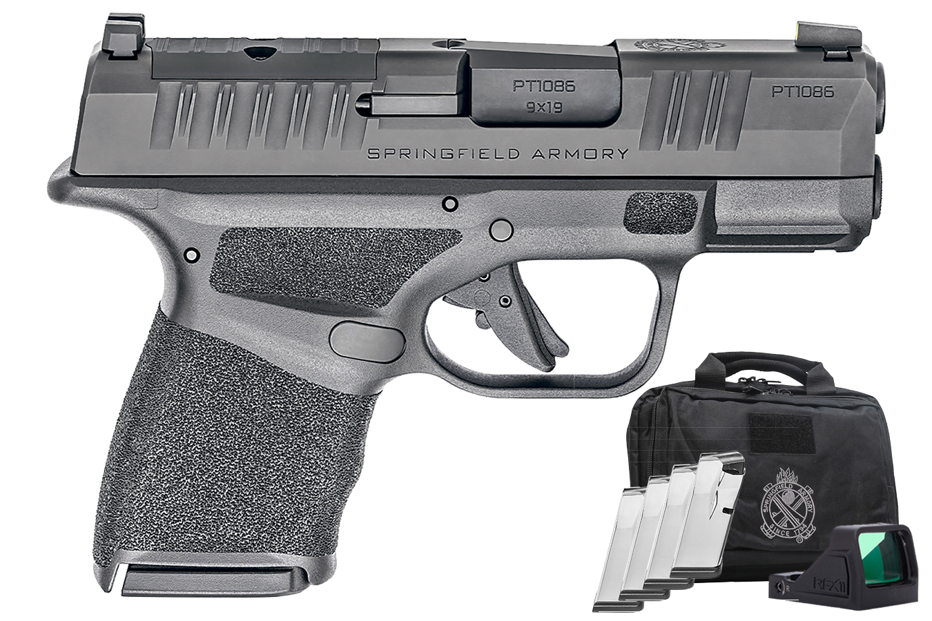 Springfield Hellcat OSP 9mm Optic Ready Gear Up Package with Five Magazines